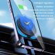 Chargeur Sans Fil Voiture Magnétique Rapide Avec Lumière Bleue Pour Téléphone Portable Support Ventilation Sécurisé - www.yon...