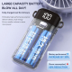 Ventilateur Portable Pliable À Main Avec Refroidissement En 3 Secondes Affichage LED 5 Vitesses Et Batterie 1200 mAh - www.yo...