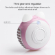Ventilateur Électrique Portable USB Rechargeable 3 Vitesses Avec Bracelet Magnétique Batterie 1500 mAh - www.yonis-shop.com