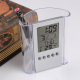 Horloge Digitale Transparente Avec Support Stylo Et Affichage Température Pour Bureau Et Maison - www.yonis-shop.com