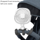 Ventilateur Portable USB À Main Et De Bureau 3 Vitesses Rotation 360° 4 Positions Silencieux Blanc - www.yonis-shop.com