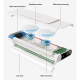 Ventilateur Suspendu Sans Pales Pour Écran Avec Lampe De Protection Oculaire Moteur Silencieux Et Vitesse Réglable - www.yoni...