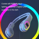 Ventilateur De Cou Portable Sans Pales USB Rechargeable À 3 Vitesses Avec Éclairage RGB Et Écran Digital - www.yonis-shop.com