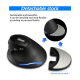 Souris Ergonomique Sans Fil 6 Boutons Prise Verticale Confortable Ajustable DPI Anti-Fatigue Pour Utilisation Prolongée - www...