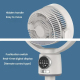 # Ventilateur De Circulation Pour Pièce Sur Pied Avec Télécommande 5 Vitesses Minuterie Et Lumière Nocturne - www.yonis-shop.com