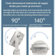 # Ventilateur De Circulation Pour Pièce Sur Pied Avec Télécommande 5 Vitesses Minuterie Et Lumière Nocturne - www.yonis-shop.com