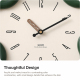 Horloge Murale Décorative En Forme De Fleur Silencieuse Beige Avec Mouvement À Quartz Pose Sans Perçage - www.yonis-shop.com