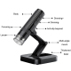 Microscope Numérique Sans Fil HD 1000X Avec Support Et Batterie Longue Durée - www.yonis-shop.com