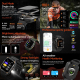 Montre Connectée Sport Écran AMOLED 1.97 Pouces Appels Bluetooth Surveillance Cardiaque Et Sommeil Étanche IP67 - www.yonis-s...