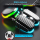 Souris Gaming Sans Fil Rechargeable Bluetooth Dual Mode Avec Éclairage RGB et Boutons Silencieux - www.yonis-shop.com