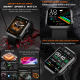 Montre Connectée Sport 2.01 Pouces Écran Couleur Suivi Cardiaque et Pression Artérielle Or Bluetooth 5.1 Étanche Notification...