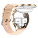 Montre Connectée Sport Étanche IP67 Avec Écouteurs Bluetooth Intégrés Écran Tactile 1.27 Pouces Or Autonomie Longue Durée Not...