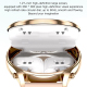 Montre Connectée Sport Étanche IP67 Avec Écouteurs Bluetooth Intégrés Écran Tactile 1.27 Pouces Or Autonomie Longue Durée Not...
