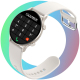 Montre Connectée Écran AMOLED 1.32 Pouces Étanche IP67 Bracelet Silicone Rose Fréquence Cardiaque et Oxygène Bluetooth 5.0 - ...