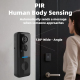 Sonnette Vidéo Connectée Sans Fil 1 MP HD Avec Panneau Solaire Détection De Mouvement PIR Audio Bidirectionnel IP65 - www.yon...
