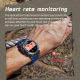 Montre Connectée Sport Étanche Écran Rond 1.53 Pouces Suivi Fréquence Cardiaque Pression Artérielle Longue Autonomie Bluetoot...