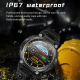 Montre Connectée Sport Étanche Écran Rond 1.53 Pouces Suivi Fréquence Cardiaque Pression Artérielle Longue Autonomie Bluetoot...