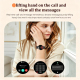 Montre Connectée Femme À Écran AMOLED Incurvé Ultra Fin Avec Lampe Torche IP68 Et Autonomie 7 Jours - www.yonis-shop.com