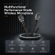 Microphone Dynamique Sans Fil UHF Avec Récepteur Batterie Lithium 1500 mAh Réponse Audio 40 À 18000 Hz - www.yonis-shop.com
