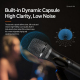 Microphone Dynamique Sans Fil UHF Avec Récepteur Batterie Lithium 1500 mAh Réponse Audio 40 À 18000 Hz - www.yonis-shop.com