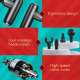 Pistolet De Massage Portable Avec Moteur Puissant Et Batterie Longue Durée Pour Un Soulagement Optimal - www.yonis-shop.com