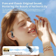 Écouteurs Bluetooth True Wireless À Oreilles Ouvertes Avec Son Directionnel DT Audio AAC Et Affichage LED Du Niveau De Batter...