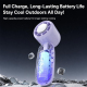 Ventilateur Portable Rafraîchissant À Main Avec Plaque Réfrigérante 199 Vitesses Affichage LED Recharge USB-C - www.yonis-sho...