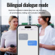 Dictaphone Intelligent Avec Enregistrement Vocal AI Contrôlable Via Application Mémoire 8GB Noir Bluetooth 5.3 Traduction En ...
