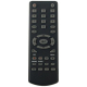 T&eacute;l&eacute;commande noire vue de face avec boutons de commande pour enregistreur du kit vid&eacute;osurveillance - Yonis Y-kvs20