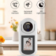 Caméra De Surveillance HD 2MP Vision Nocturne Couleur Intégrale Étanche WiFi Avec Interphone Vocal Et Stockage Sécurisé - www...