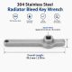 304 Stainless Steel Radiator Air Outlet Square Hole Wrench(70.5x9.2mm) - www.yonis-shop.com