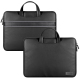 Sacoche Ordinateur Portable Imperméable En Cuir PU Doublure Polaire Taille 13/14 Pouces Noire - www.yonis-shop.com