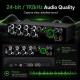 Interface Audio USB Pour Enregistrement Et Streaming 4 Entrées 2 Sorties 24 Bits 192 kHz Monitoring Faible Latence Mobile Et ...
