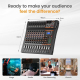 XTUGA GP80 8-Channel Professional Analog Mixer(Black) - www.yonis-shop.com