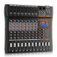 XTUGA GP80 8-Channel Professional Analog Mixer(Black) - www.yonis-shop.com