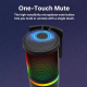 Microphone Condensateur De Bureau Pour Streaming Avec Éclairage RGB Réduction Du Bruit Connexion Sans Fil Et Mode Muet - www....