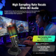 Microphone Condensateur De Bureau Pour Streaming Avec Éclairage RGB Réduction Du Bruit Connexion Sans Fil Et Mode Muet - www....