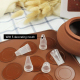Plaque &agrave; macarons en silicone marron 48 moules + Poche &agrave; douilles - www.yonis-shop.com