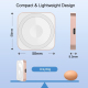 Chargeur Sans Fil 3 En 1 Portable Compact et Léger Pour iPhone Air Pods et iWatch Avec Design Magnétique et Interfaces Lightn...