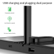 Chargeur Sans Fil 4 en 1 10W Compatible iWatch AirPods et Téléphones Mobiles Blanc - www.yonis-shop.com