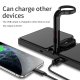 Chargeur Sans Fil 4 en 1 10W Compatible iWatch AirPods et Téléphones Mobiles Blanc - www.yonis-shop.com