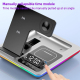 Chargeur Sans Fil Multifonctionnel 5 en 1 avec Support Téléphone Pliable et Lumières RGB - www.yonis-shop.com