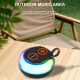 Enceinte Bluetooth Portable Extérieure Avec Lumières LED Colorées Et Subwoofer Puissant Pour Camping - www.yonis-shop.com
