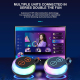 Enceinte Bluetooth Portable Extérieure Avec Lumières LED Colorées Et Subwoofer Puissant Pour Camping - www.yonis-shop.com