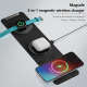 Chargeur Sans Fil 3 En 1 MagSafe Magnétique Pliable Bleu Pour iPhone Apple Watch Air Pods Chargement Rapide 15W - www.yonis-s...