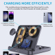 Chargeur Sans Fil 3 En 1 Pour Téléphones Écouteurs Et Montres Connectées Design Pliable Et Portatif Sécurité Maximale - www.y...