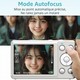 Appareil Photo Numérique 4K Ultra HD Compact Pour Enfants Et Étudiants Avec Zoom 18x Et Écran 2.88 Pouces - www.yonis-shop.com