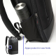 Sacoche Ordinateur Portable Antivol Imperméable Grande Capacité Avec Port USB Taille Compacte Noir - www.yonis-shop.com
