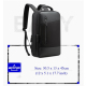 Sacoche Ordinateur Portable Antivol Imperméable Grande Capacité Avec Port USB Taille Compacte Noir - www.yonis-shop.com