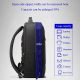 Sacoche Ordinateur Portable Antivol Imperméable Grande Capacité Avec Port USB Taille Compacte Noir - www.yonis-shop.com